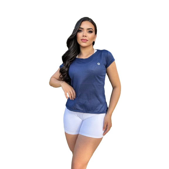 Camiseta Feminina Dry Fit Baby Look