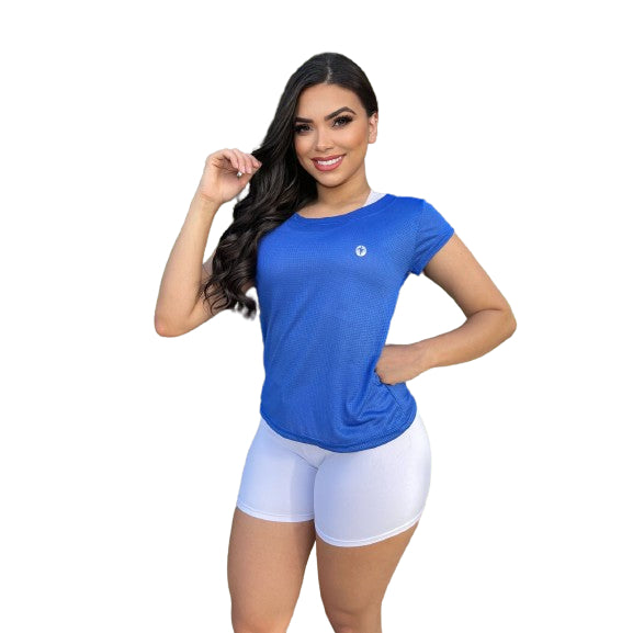 Camiseta Feminina Dry Fit Baby Look