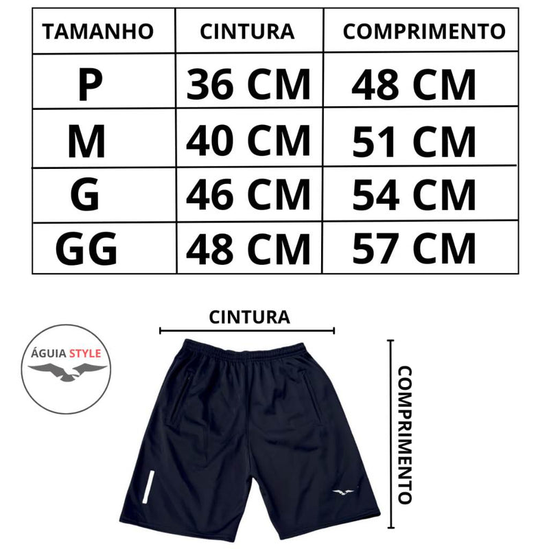 Bermuda Masculina Para Corridas e Academia