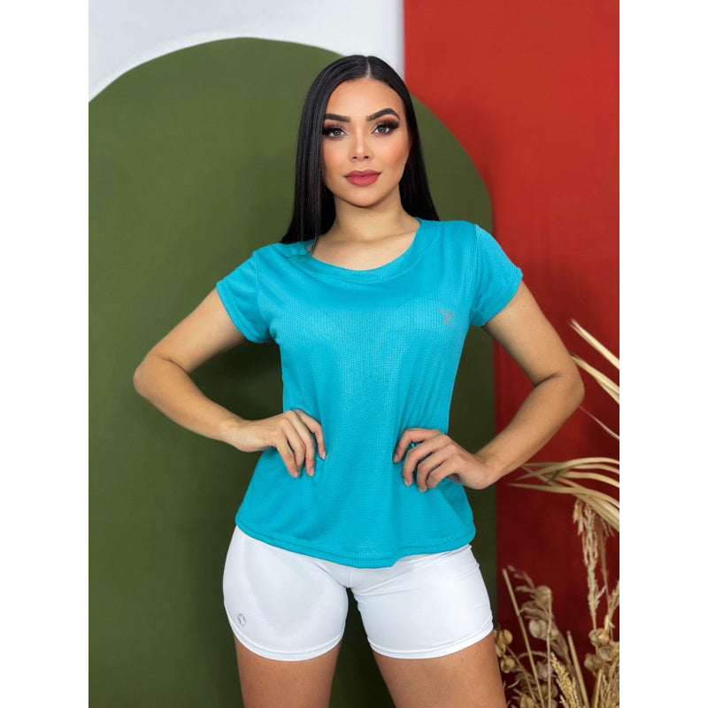 Camiseta Feminina Dry Fit Baby Look